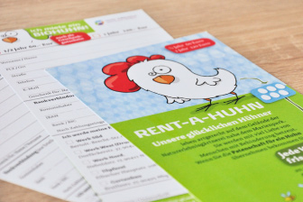 Flyer: Rent-a-Huhn